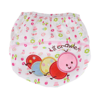 

Cute Baby Nappies Diapers Cotton Reusable Washable Infants Training Pants