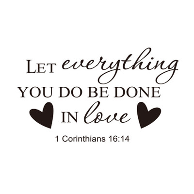 

Bible Verse Wall Stickers Religious Decor Christian Quote Vinyl Wall Art Decals Charm