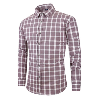 

Tailored Mens Winter Long Sleeve Button Turndown Collar Casual Top Blouse Shirts