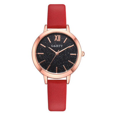 

Womens quartz watch trendy exquisite scale loose powder starry sky student watch wholesale