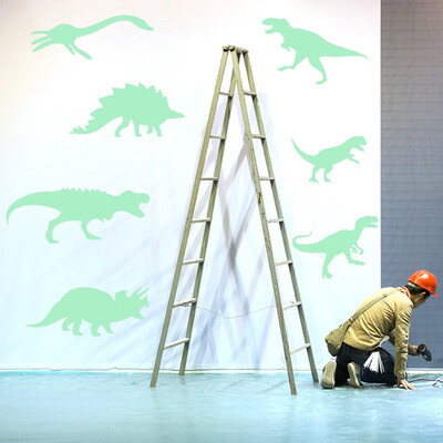 

〖Follure〗9PCS Luminous Wall Stickers Fluorescent Kids Room New Dinosaur Home Decor