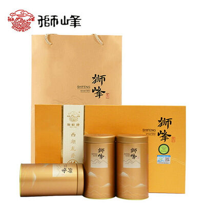 

Shi Feng Lion Peak Brand Pre-Ming Premium Longjing Dragon Well Green Tea 50g Tin