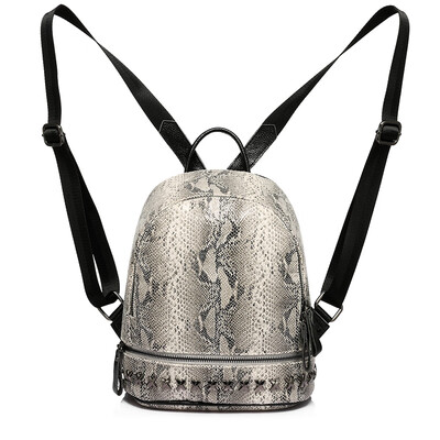 

LOVEVOOK brand fashion women backpack artificial leather serpentine school bag mini back pack female bagpack for teenage girls