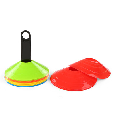 

15pcs Agility Disc Cone Set Multi Sport Training Space Cones with Plastic Stand Holder for Soccer Football Ball Game Disc Mini Tra