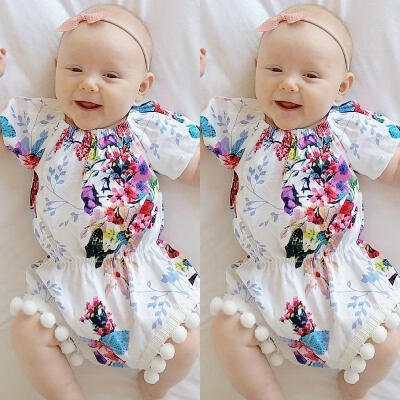 

Newborn Infant Baby Girls Romper Bodysuit Jumpsuit Outfits Clothes Sunsuit Set