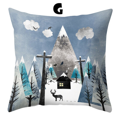 

Tailored Cotton Linen Christmas Pillow Case Sofa Car Throw Cushion Cover Home Decor