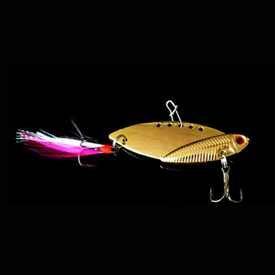 

Saidsome Outdoor Fishing Fly Fish Bait Sequined Tail Bionic Simulation Lure Gold fishing bait fishing lure