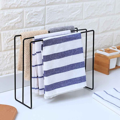 

Toponeto Kitchen Sink Folding Washing Towel Rag Drainer Holder Storage Rack Hanging