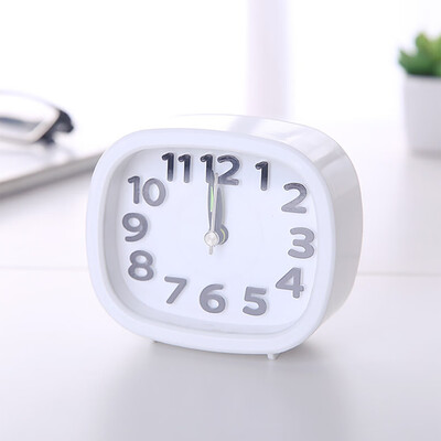 

Siaonvr Rectangle Small Bed Compact Travel Quartz Beep Alarm Clock Cute Portable