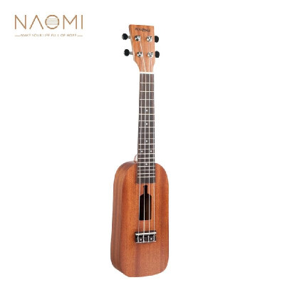 

NAOMI 23 Inch Ukulele Bottle Design Sapele Topboard Backboard Rosewood Fretboard Ukeleles Musical Toy Guitar for Toddles Kids Begi