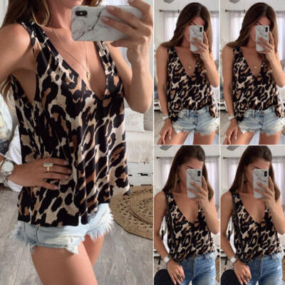 

Women Lace Vest Sleeveless Loose Camisole Casual V-Neck Tank Tops Blouse T-Shirt