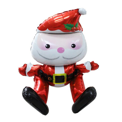 

〖Follure〗Merry Christmas Party Household Children Snowman Santa Claus Elk Balloon Decor
