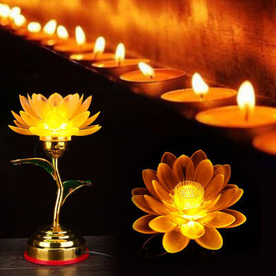 

Greensen Colorful Buddhism Lights Buddha Front Lights Decoration