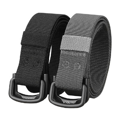 

2 Pack Men Women Belts 472 Inch Adjustable Webbing Belt for Camping Daily Casual