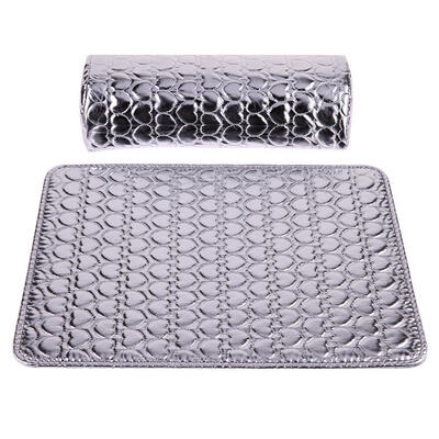 

2pcsset Leather Nail Art PillowArm Rest Pad Cushion Holder for Manicure