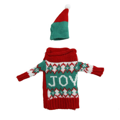 

Festive Plush Snowmen Wine Bottle Cover Bag Banquet Christmas