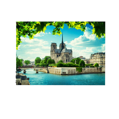 

Gobestart Paris Cathedral Rose Window Backdrops Photography Studio Background