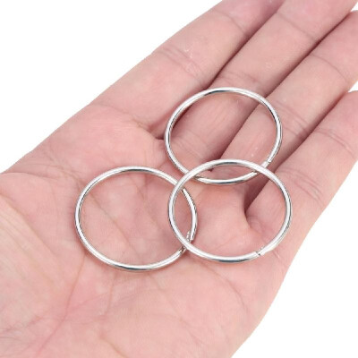 

3pcs Keychain Round Split Key Rings Outdoor Essential Tool