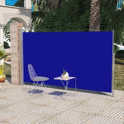 

Patio Terrace Side Awning Blue 510"x910"