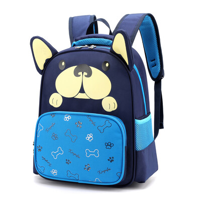 

Puppy schoolbag primary school student backpack grade 1 grade 2 ridge protection burden ultra light boys&girls children