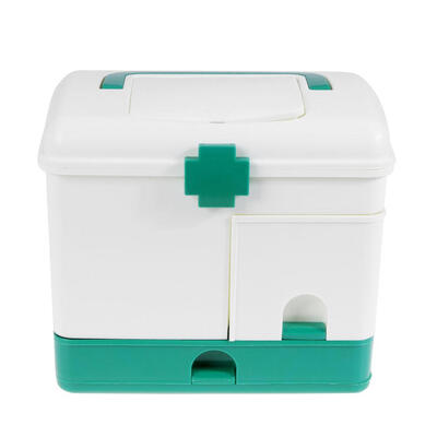 

Plastic Multi-layer Emergency Medicine Storage Box Kids Health Care Case