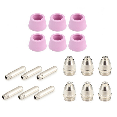 

18pcs AG60 SG55 Torch Electrodes Nozzle Tips Plasma Cutter Machine Consumables