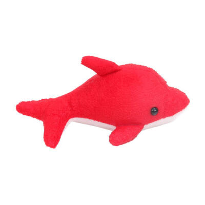 

Cute Cartoon Velvet Dolphin Doll Baby Swimming Water Absorption Bathing Toy