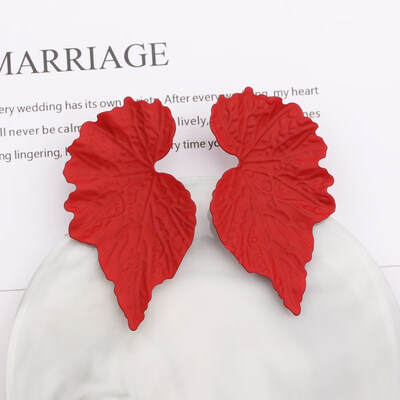 

E1006 Korean Style Cute Metal Flower Earrings For Women Girl Fashion Big Sweet Pendant Earrings Brincos Wedding Party Jewelry
