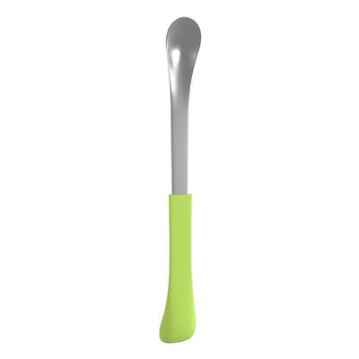 

Baby Feeding Spoon Stainless Steel Silicone Double-end Safety Tableware