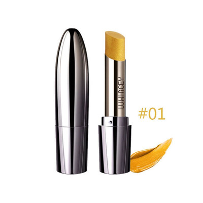 

6 Colors Shimmer Lipstick Waterproof Non-stick Cup Long Lasting Shiny Colorfast Glitter Lipstick Makeup