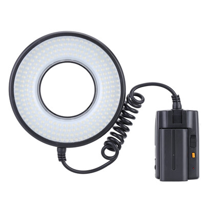 

MRC-232 Macro LED Dimmable Light Ring Video Light Kit 1400LM Color Temp 5800K for Canon Nikon Pentax