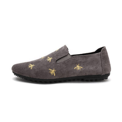 

2018 fashion new summer mens shoes casual one foot lazy cloth shoes Korean version of the peas shoes trend tide shoes