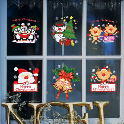

Christmas Santa Claus Removable Furniture Vinyl Window Wall Sticker Decoration