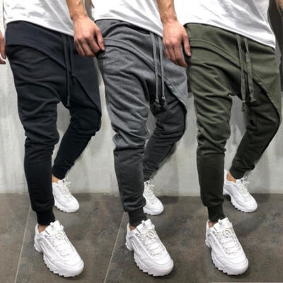 

Men Long Casual Sport Pants Gym Slim Fit Trousers Running Joggers Gym Sweatpants