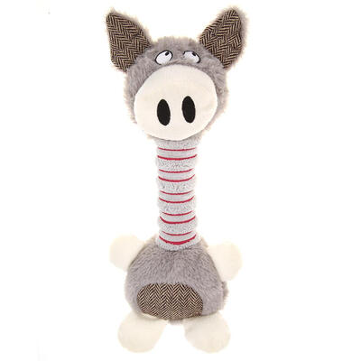 

Cute Cartoon Animal Pet Plush Toy for Dog Puppy Sound Squeaky Teeth Clean