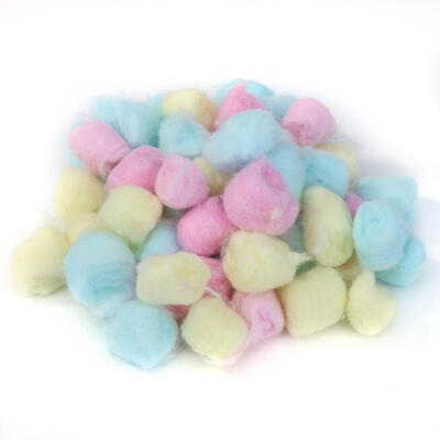 

100pcs Colorful Winter Keep Warm Cotton Balls Cute Cage House Filler