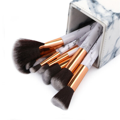 

〖Follure〗10Pcs Multifunctional Makeup Brush Concealer Eyeshadow Brush Set Tool