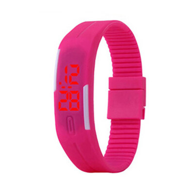 

Korean version of the LED bracelet second generation silicone electronic watch children boys&girls sports silicone electr