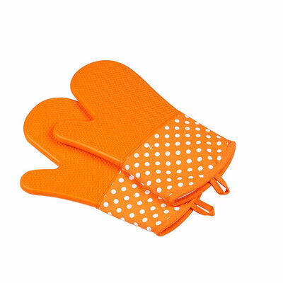 

Silicone Oven Mitts - Heat Resistant to 572 °F Kitchen Oven Gloves 1 Pair