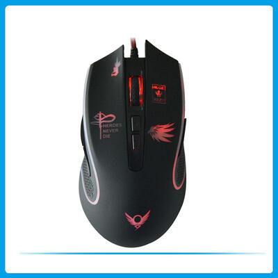 

Gaming Peripherals With 6000DPI Wired Gaming Mouse Can Be Polished LOGO Transparent 7 Color Backlit Gaming Mouse