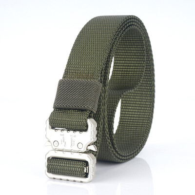 

High Quality Nylon Belt Men solid color Insert Buckle belt Outdoor Sport Casual Wild Multifunction belt