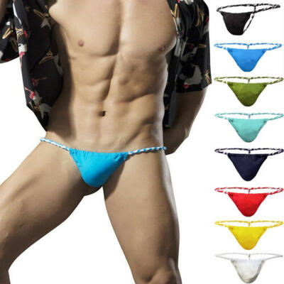 

Men Sexy Mini G-string Thong Pouch Underwear Briefs Panties Micro T-back Club