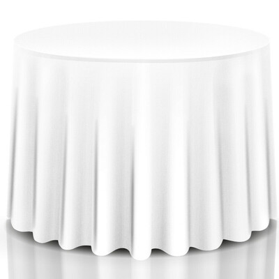 

10 pcs 90" Home Restaurant Polyester Round Tablecloth