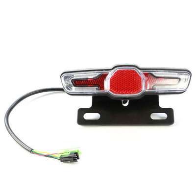 

60V LED Rechargeable Bike Tail Light Bicycle Safety Cycling Warning Rear Lamp