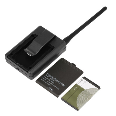 

HanRongDa HDR-831 Portable Stereo Digital FM Transmitter Mini FM Radio Station Broadcast with Mic Audio Launch 500 Meters TF Card