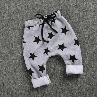 

Toddler Children Kids Trousers Baby Girls Boys Stars Pencil Pants Warm Leggings