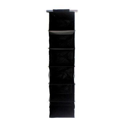 

Hanging Closet Organizers 6-Shelf Fabric Closet Hanging Type Multi-Layer Storage Box