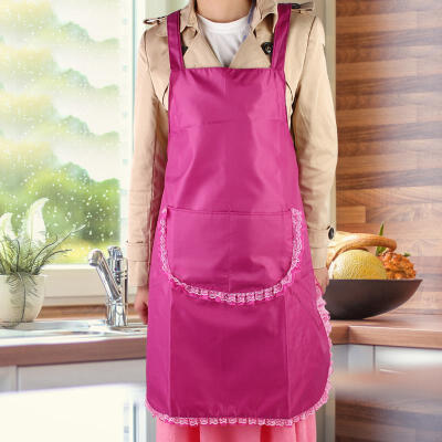 

Greensen Kitchen Apron for Women with Pocket Lace Edge Womens Chef Apron for Cooking Baking