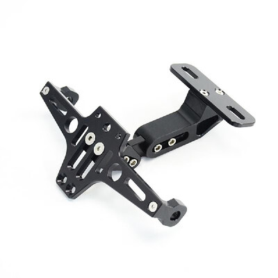 

Universal Aluminum Alloy Motorcycle Adjustable Angle License Number Plate Frame Holder Bracket CNC
