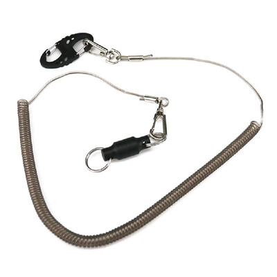 

Magnetic Release Holder with Coil Carabiner Clip Magnetic Net Release For Fishing Mountaineering Hiking Camping